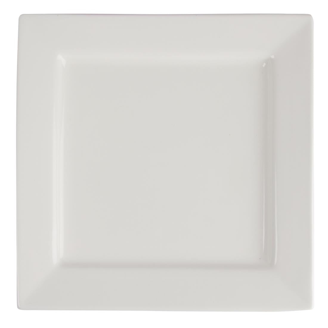Olympia Lumina Square Plates 233mm (4 Pack)