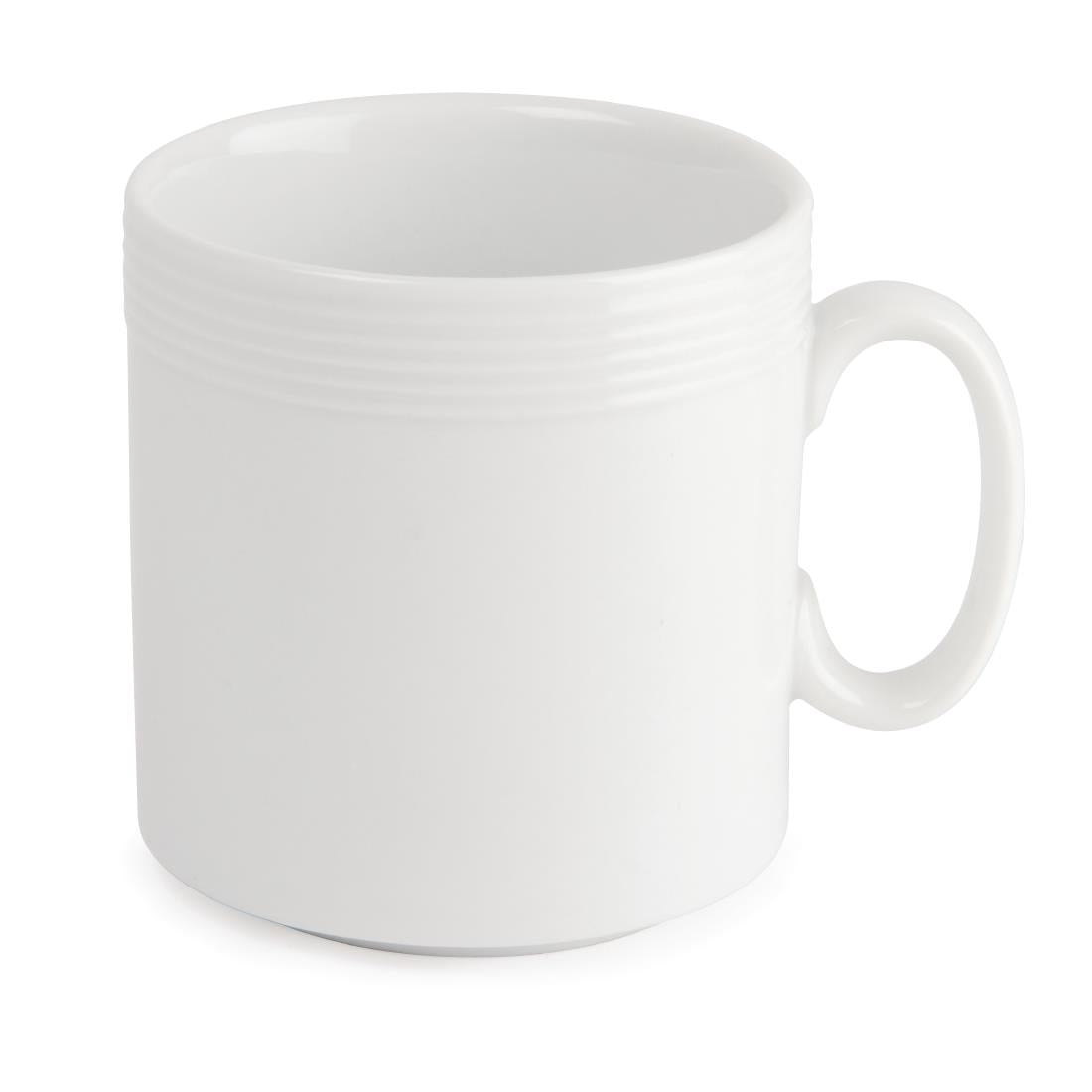 Olympia Linear Mugs 220ml (12 Pack)