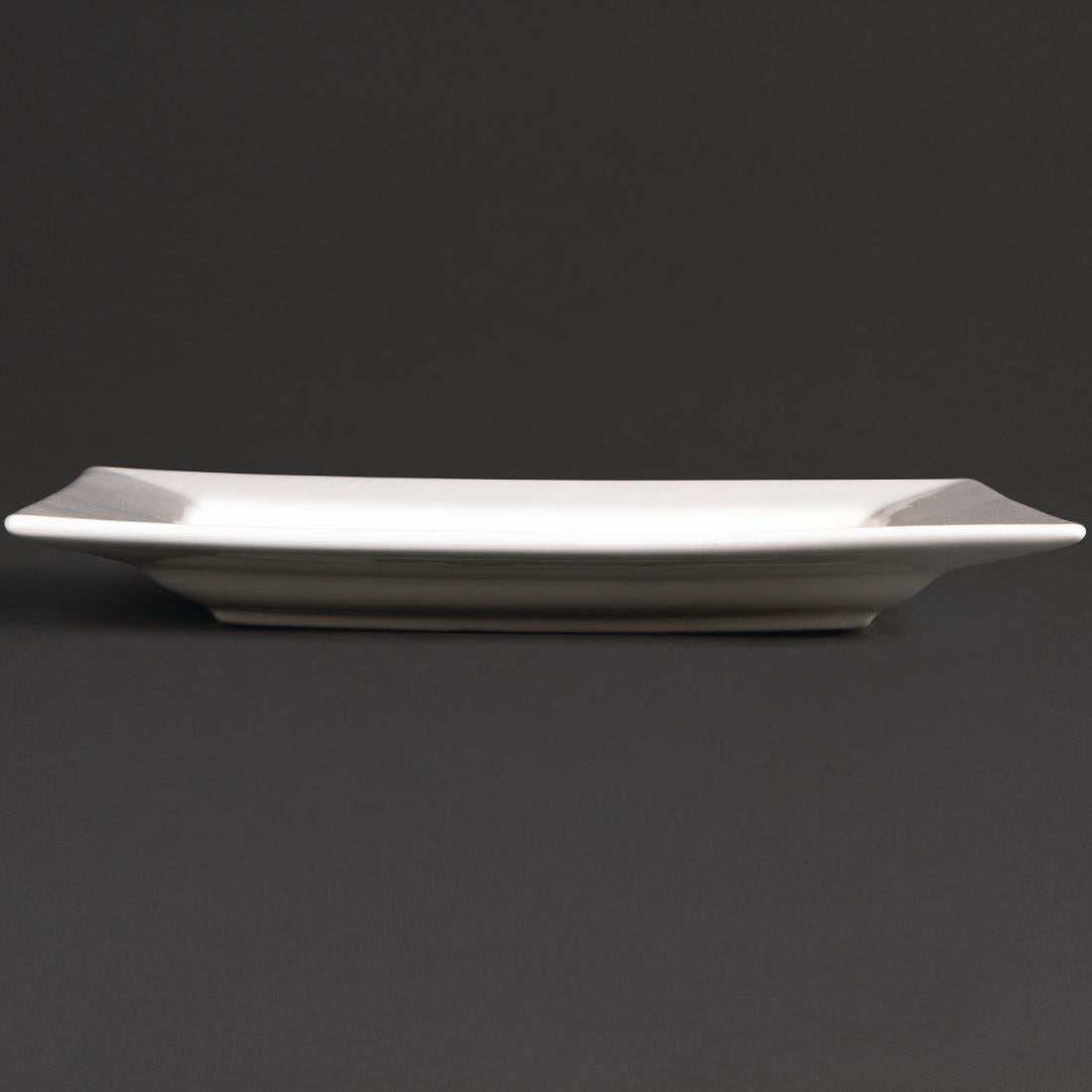 Olympia Lumina Square Plates 233mm (4 Pack)