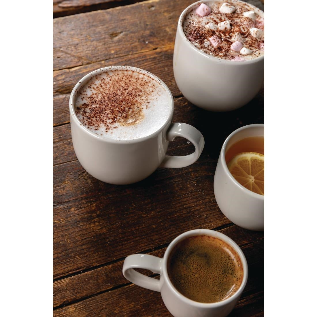 Steelite Taste City Mugs White 285ml (12 Pack)