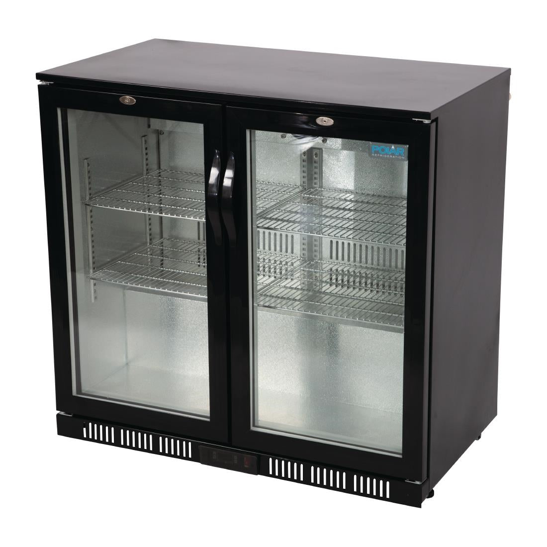 Polar G-Series Back Bar Cooler with Hinged Doors 198Ltr