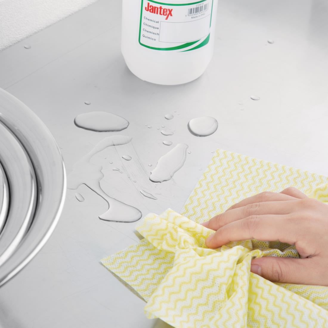 Jantex Non Woven Cloth Yellow (Roll of 100 Sheets)