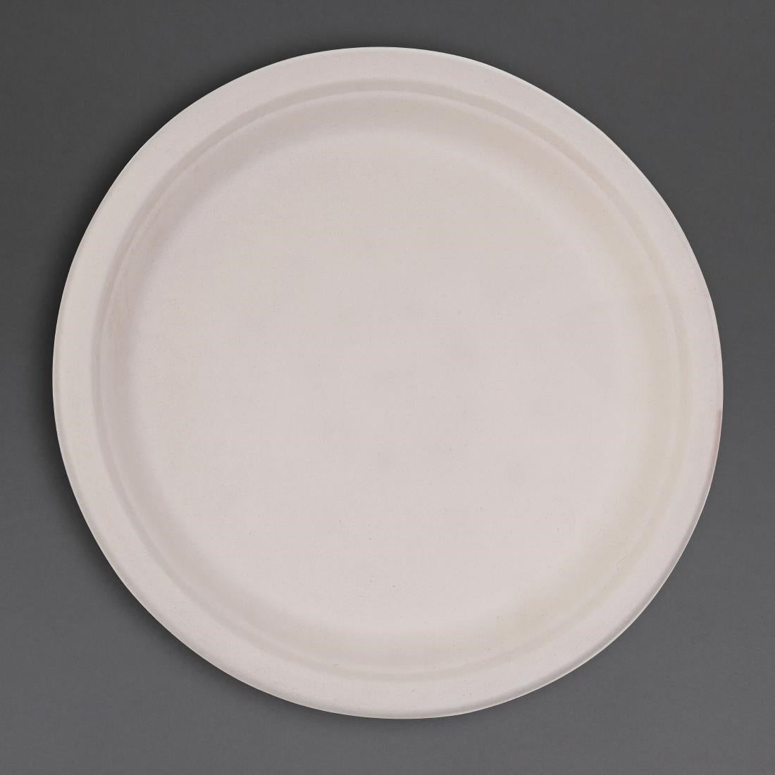 Fiesta Compostable Bagasse Round Plates Natural Colour 260mm (50 Pack)