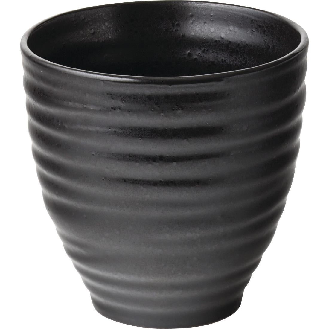 Utopia Tribeca Chip Pot Ebony 310ml (6 Pack)