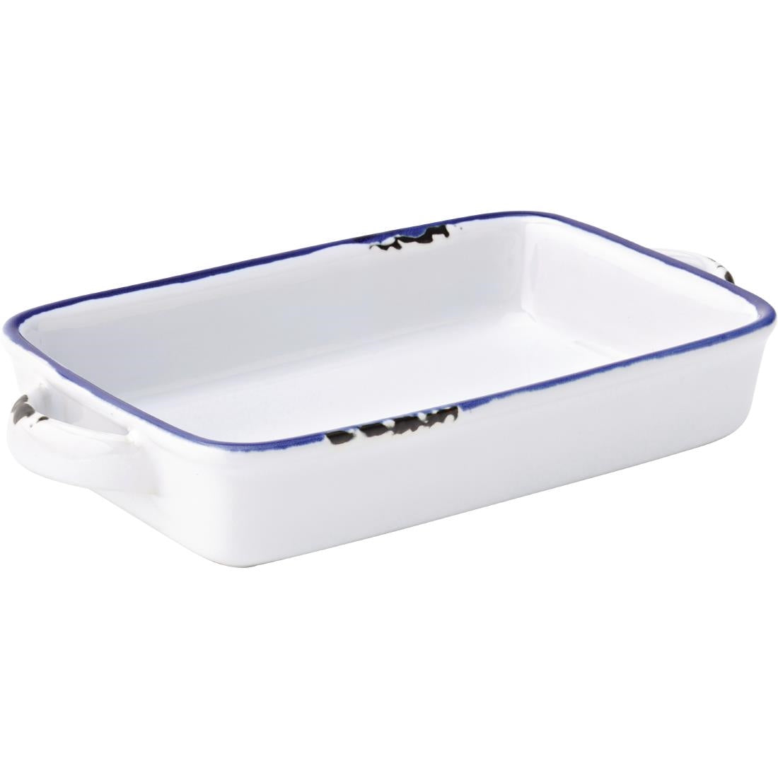 Utopia Avebury Blue Small Rectangular Dishes 175mm (12 Pack)
