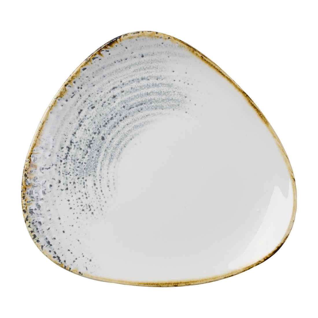 Churchill Homespun Accents Grey Triangle Plates 192mm (12 Pack)