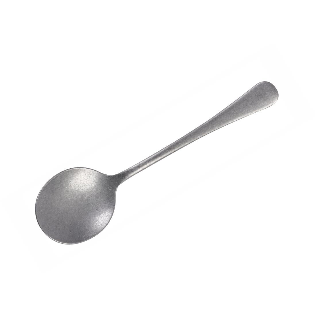 Churchill Tanner Vintage Stainless Steel Soup Spoons (12 Pack)