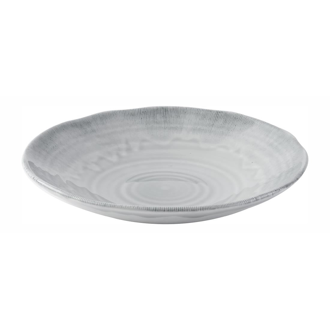 Dudson Harvest Flux Grey Organic Coupe Bowls 250mm (12 Pack)