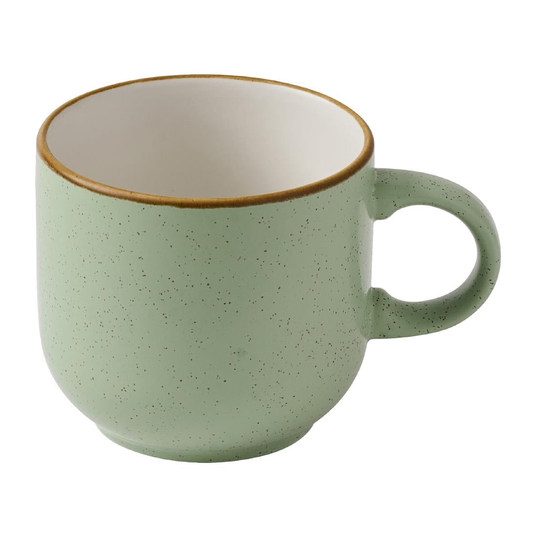 Churchill Stonecast Bubble Mugs Sage Green 440ml (6 Pack)