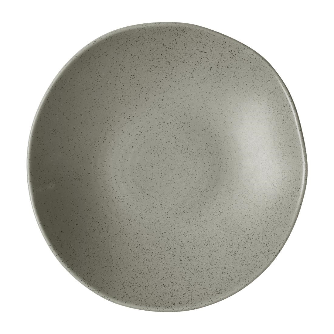 Churchill Stonecast Natural Organic Coupe Bowls Peppercorn Grey 250mm (6 Pack)