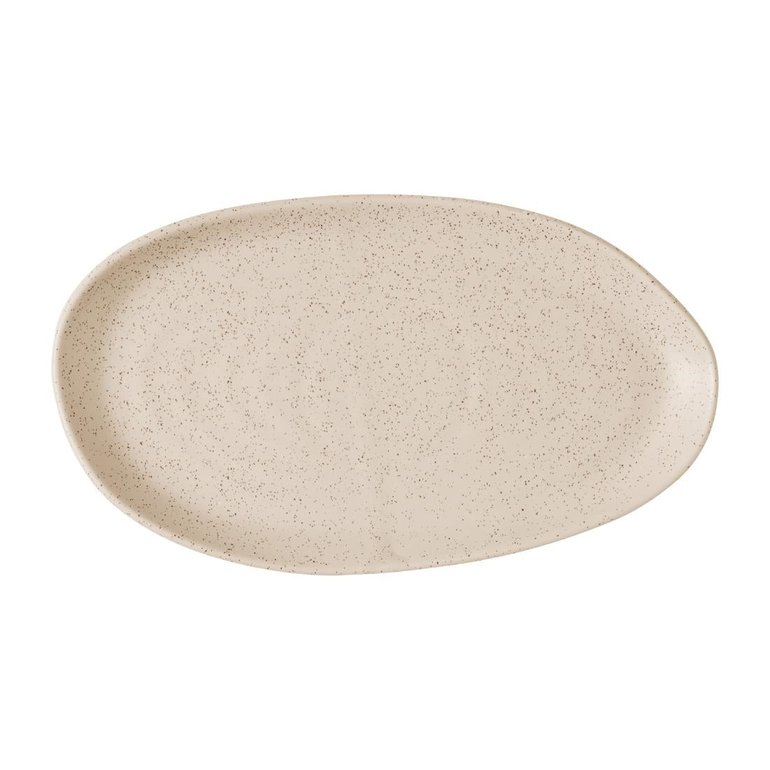 Churchill Stonecast Natural Organic Platters Nutmeg Cream 260x150mm (6 Pack)