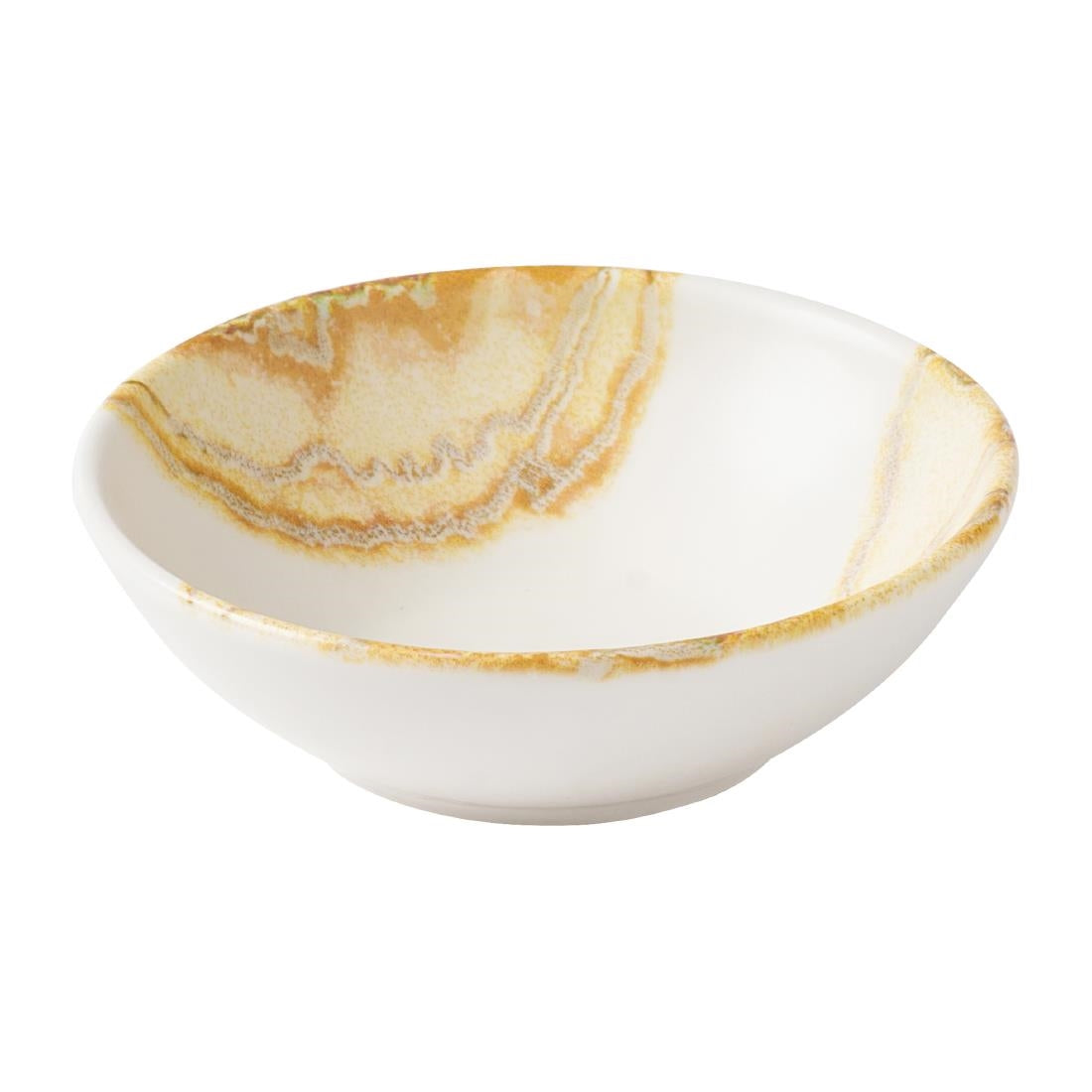 Churchill Tide Shallow Bowls Gold 130mm (12 Pack)