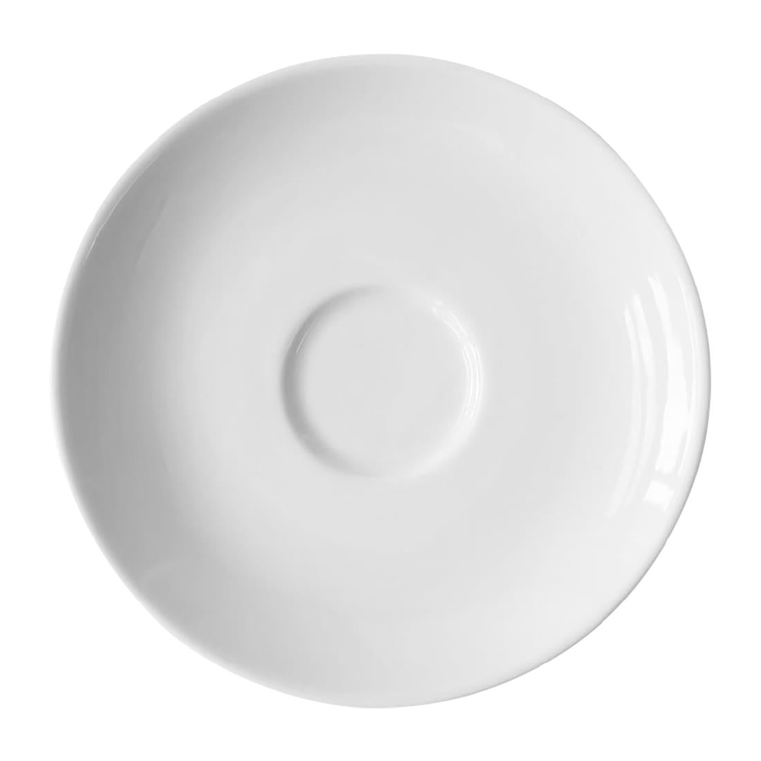 Churchill Art de Cuisine Menu Porcelain Small Saucers 127mm (6 Pack)