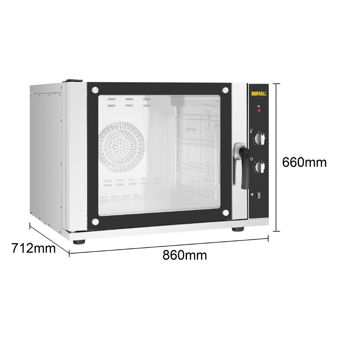Buffalo Convection Oven - 4 x GN 1/1