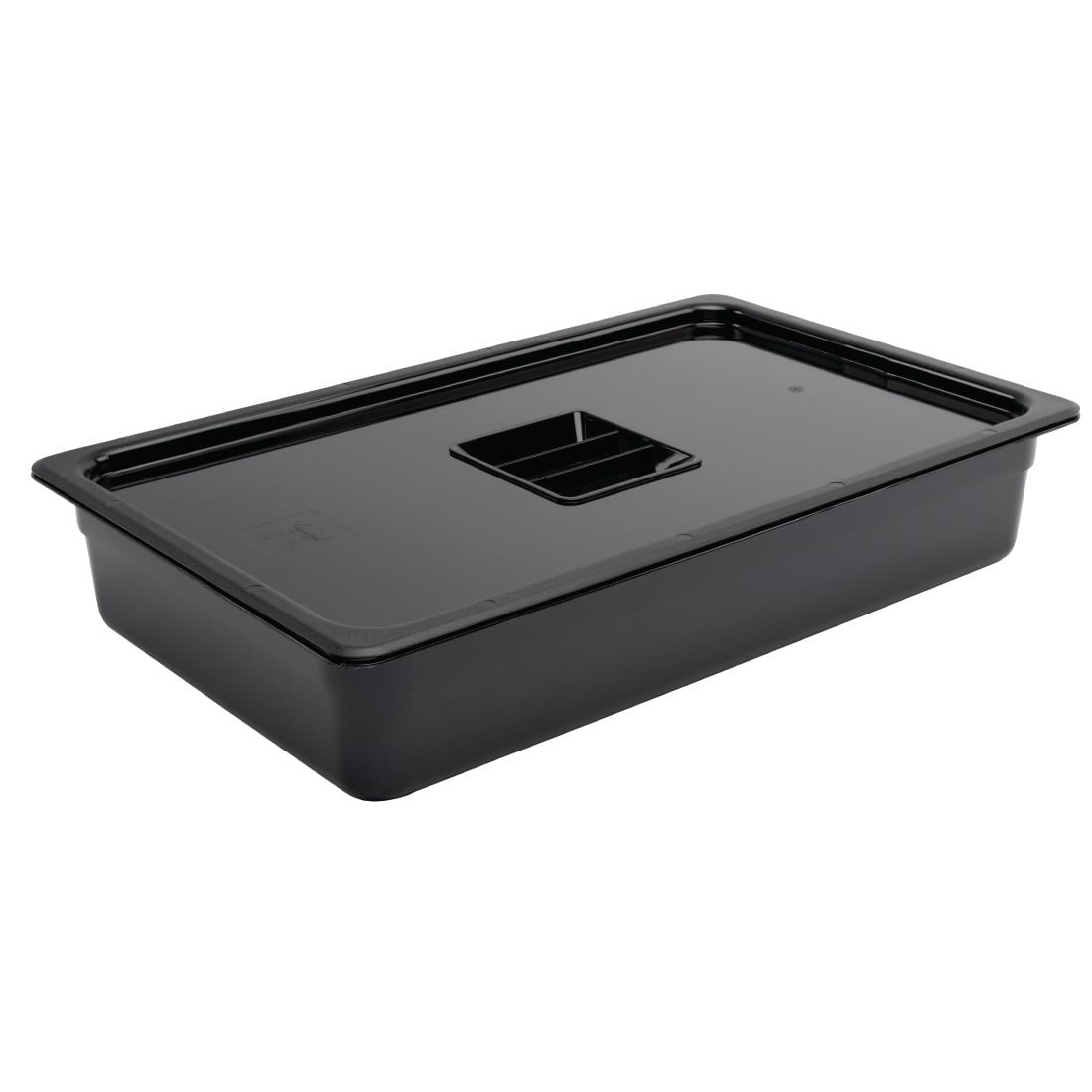 Vogue ABS Gastronorm Tray Black GN 1/1 100mm