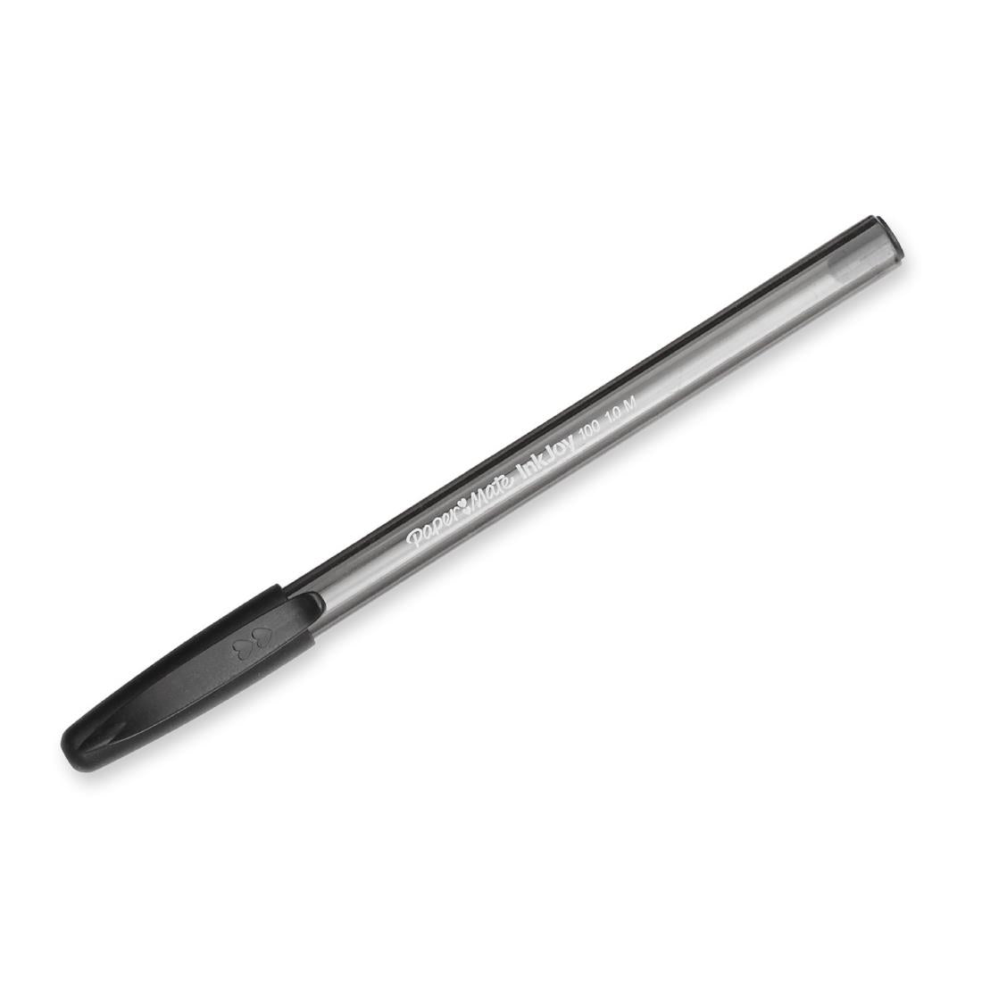 Paper Mate Inkjoy 100 Capped Medium Black Tuck (50 Pack)