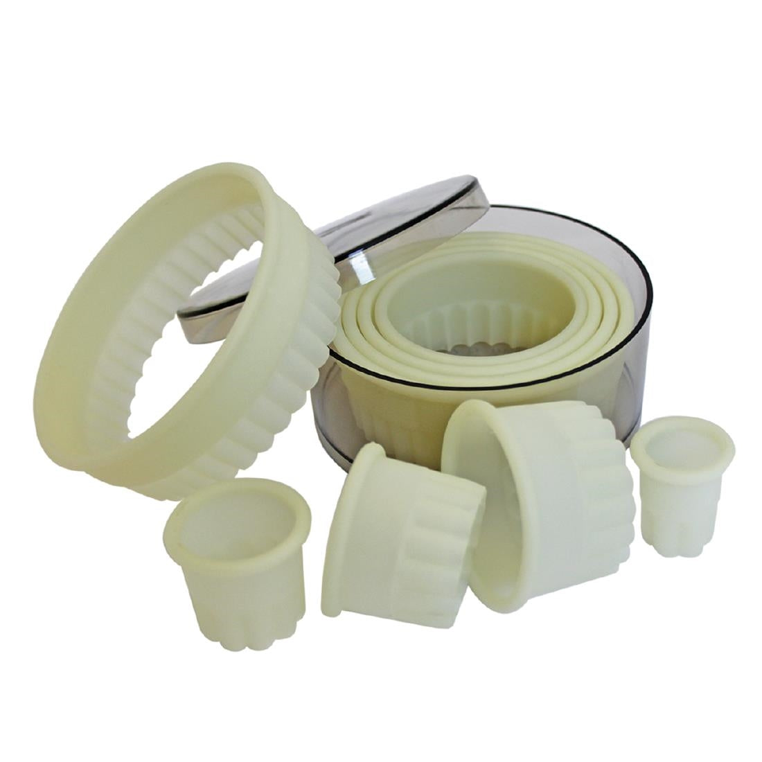 Schneider Serrated Round Pastry Cutters (9 Pack)