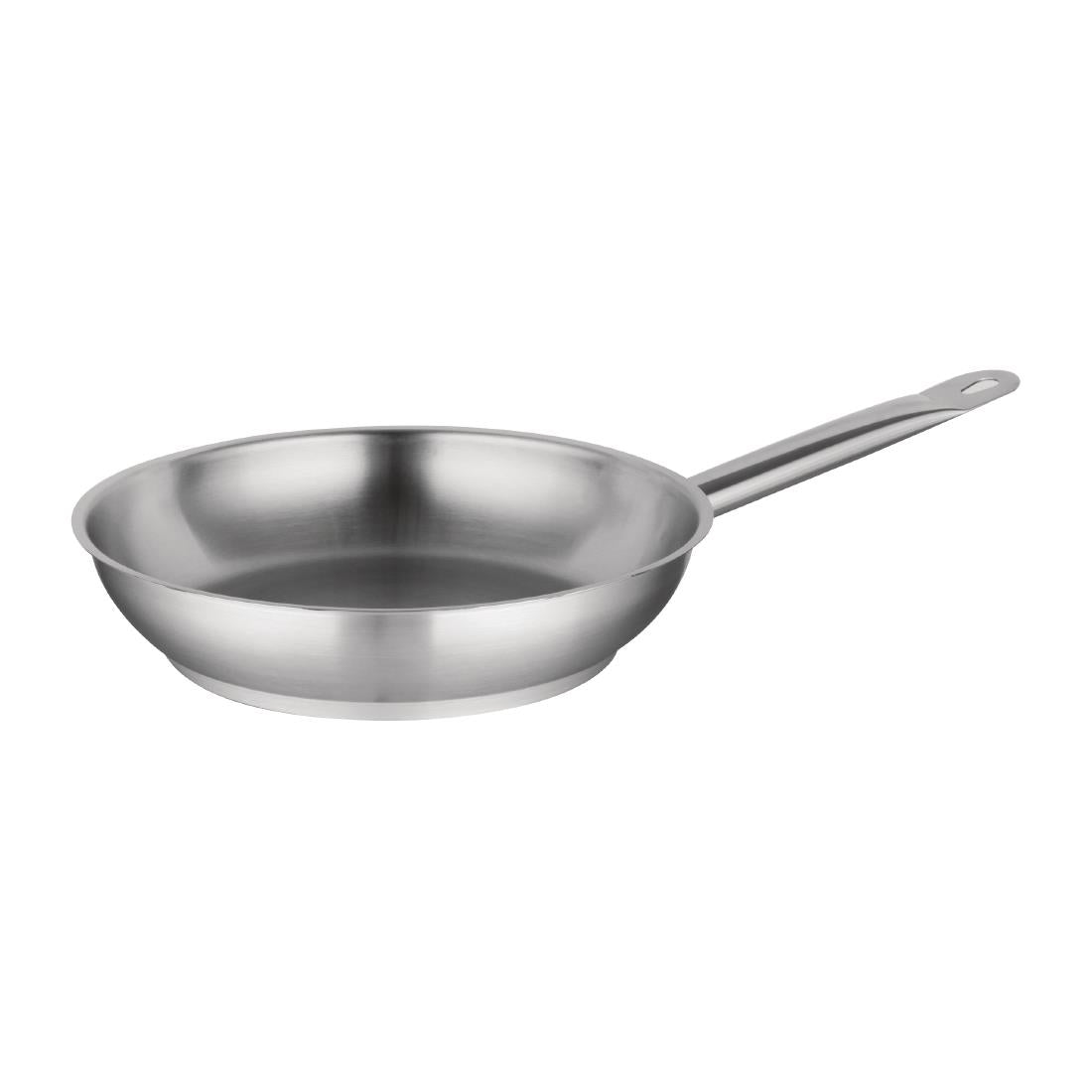 Vogue Stainless Steel Frying Pan 24cm