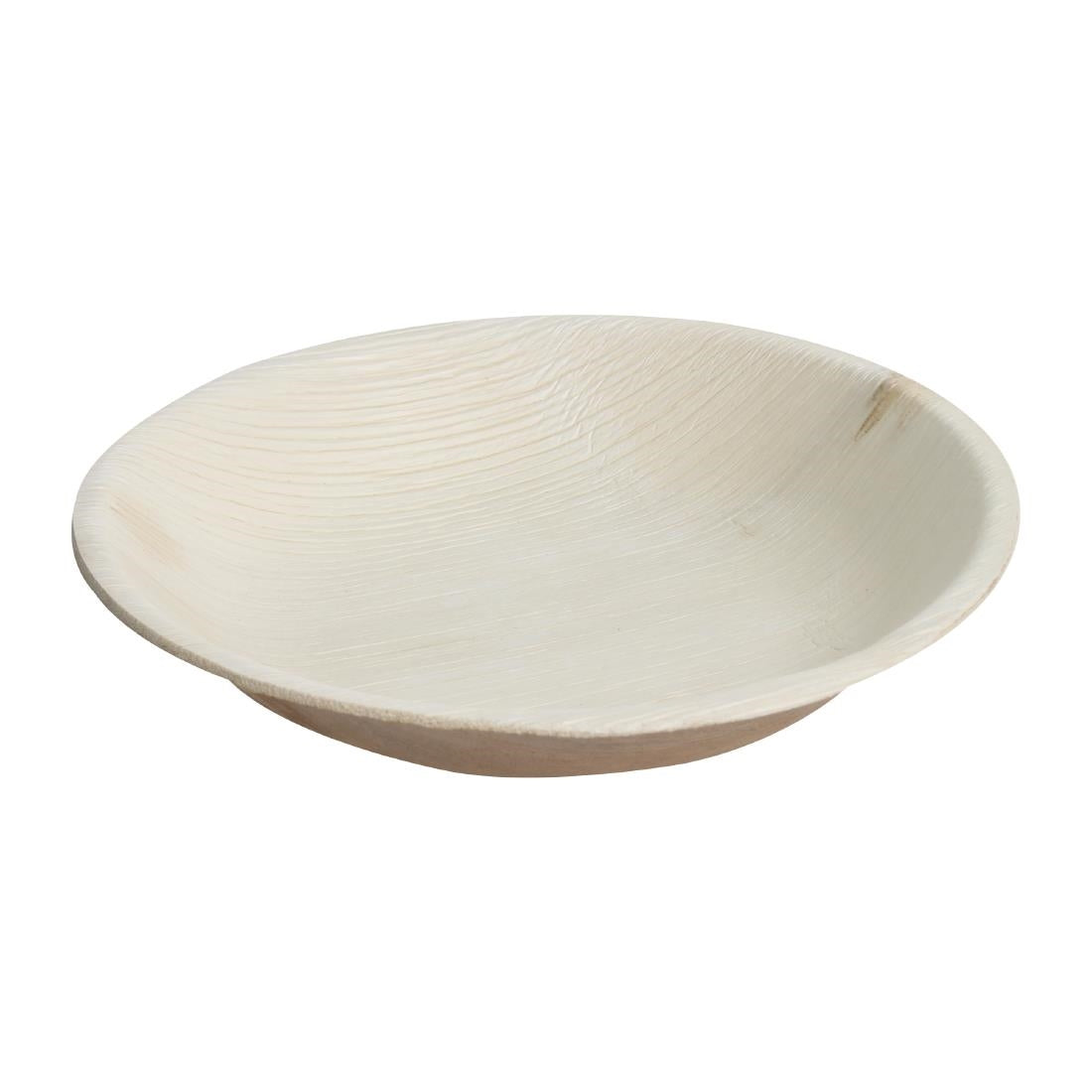 Fiesta Compostable Deep Palm Leaf Plates Round 175mm (100 Pack)