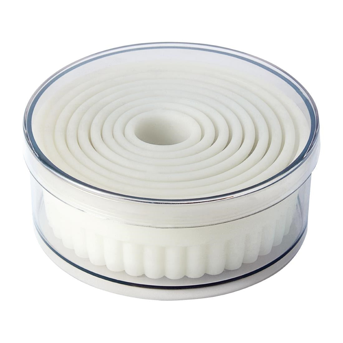 Schneider Serrated Round Pastry Cutters (9 Pack)