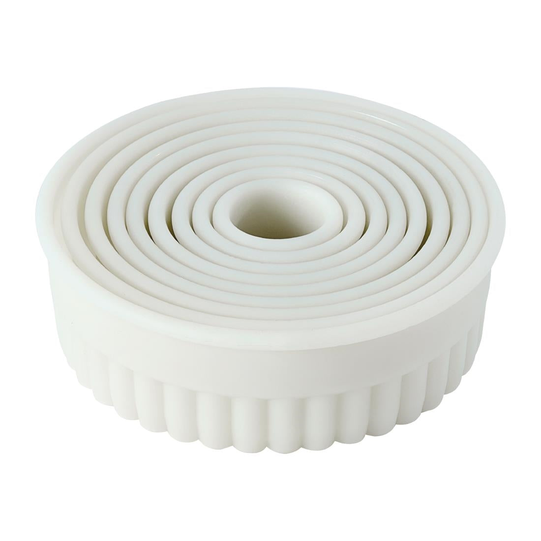 Schneider Serrated Round Pastry Cutters (9 Pack)