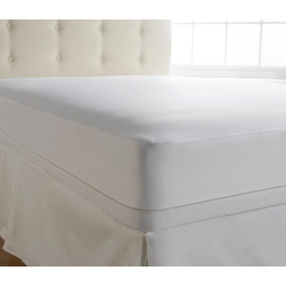 Mitre Comfort Allerzip Smooth Mattress Protector Encasement King Size