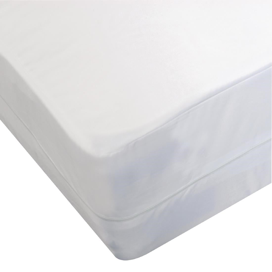 Mitre Comfort Allerzip Smooth Mattress Protector Encasement Single