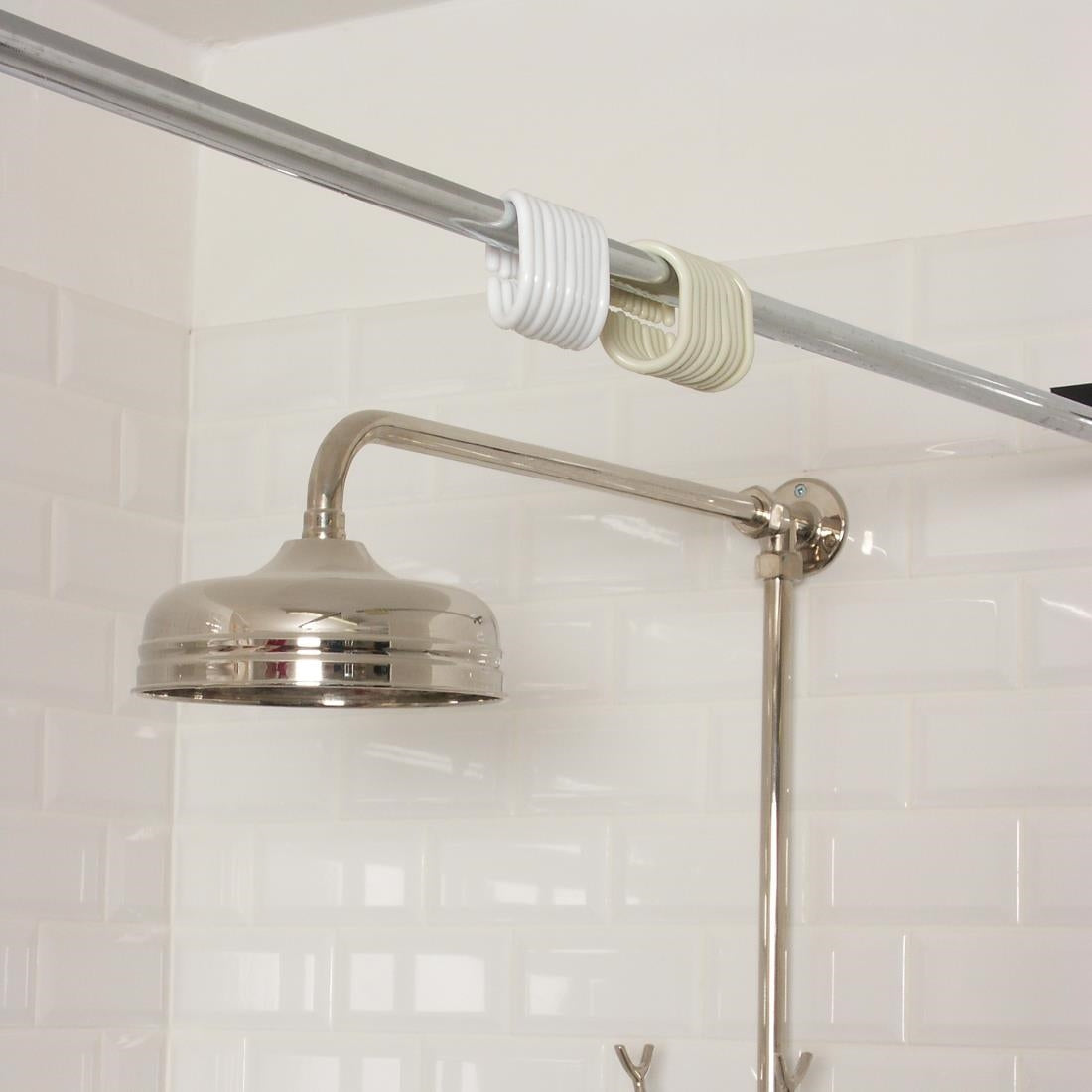 Mitre Essentials May Plastic Shower Curtain Ring (12 Pack)