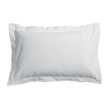 Mitre Essentials Pyramid Oxford Pillowcases White (2 Pack)