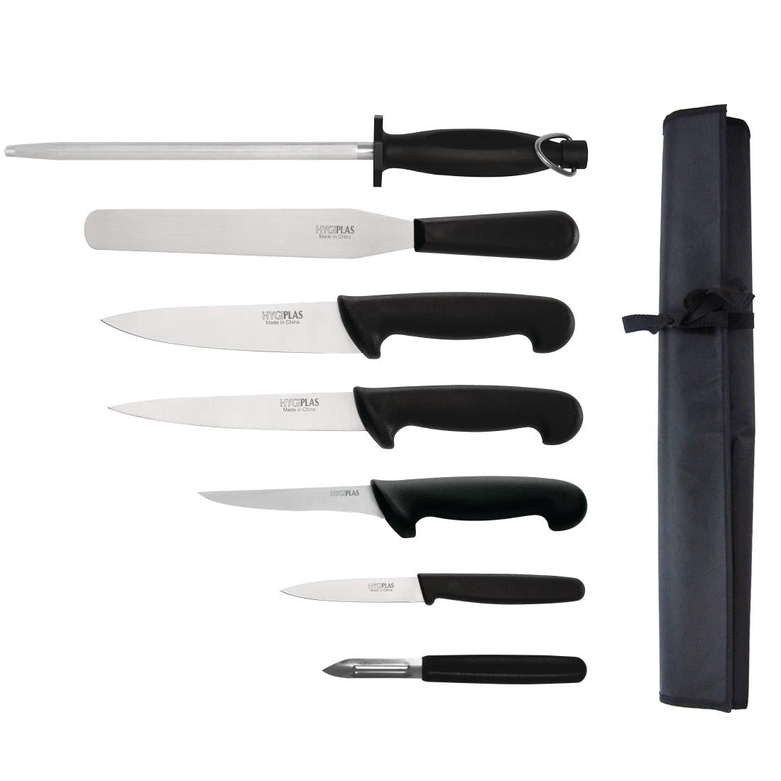 Hygiplas 7-Piece Knife Starter Knife Set with 20cm Chef Knife