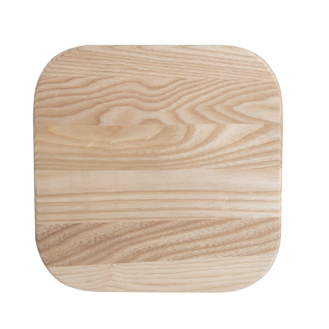 Bolero Galvanised Steel Low Stools with Wooden Seatpad (4 Pack)