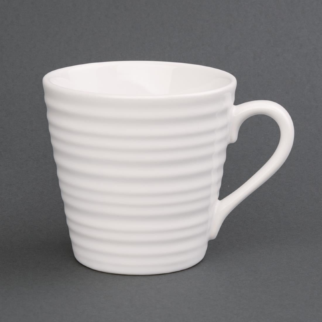 Olympia Cafe Aroma Mugs White 340ml (6 Pack)