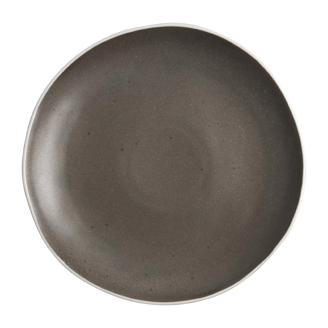 Olympia Chia Plates Charcoal 270mm (6 Pack)