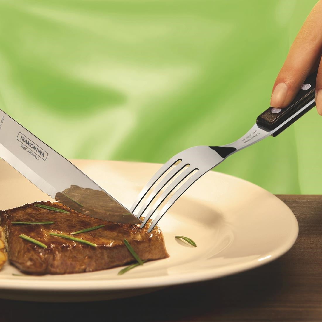 Tramontina Gaucho Steak Forks (6 Pack)
