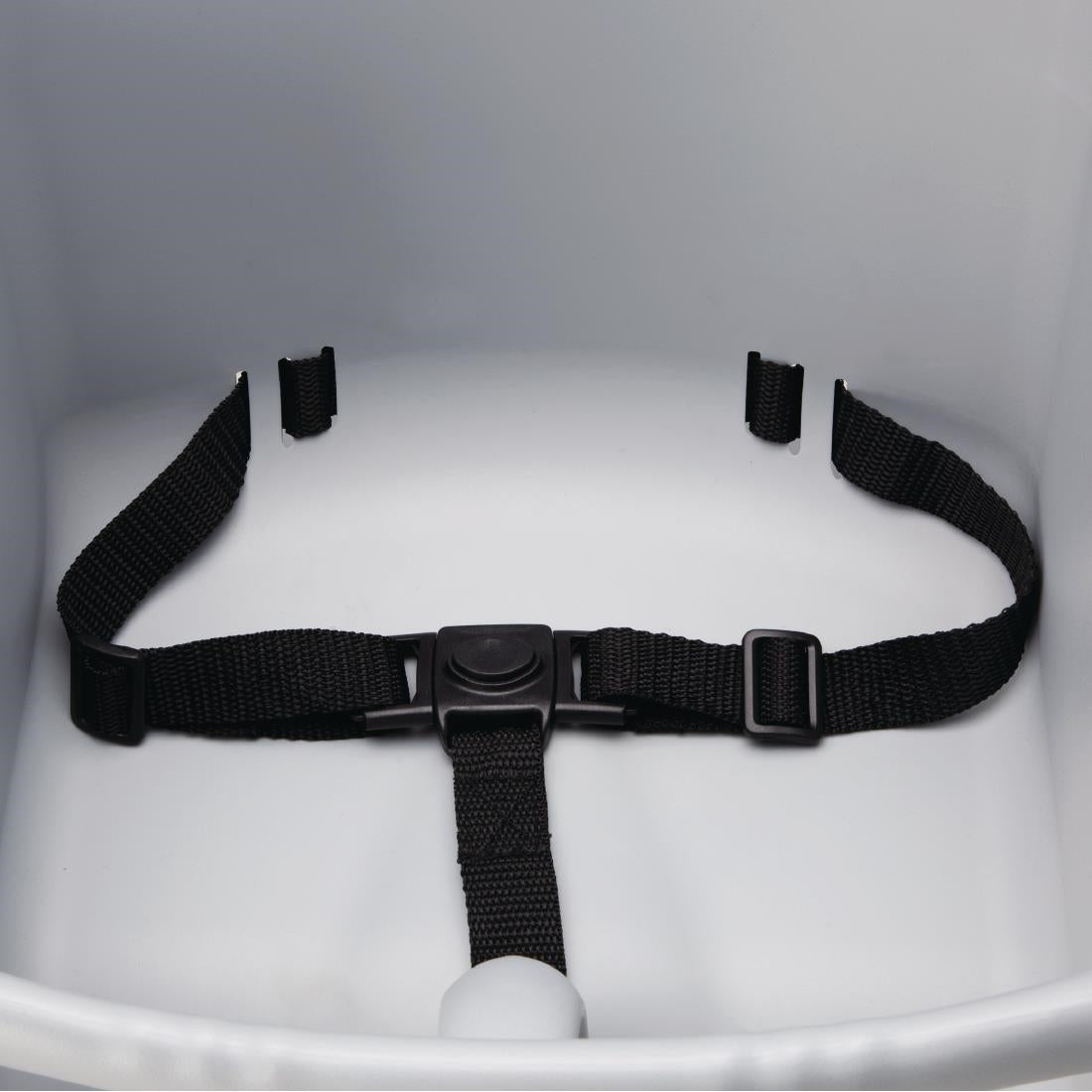 Bolero Grey PP Stackable High Chair