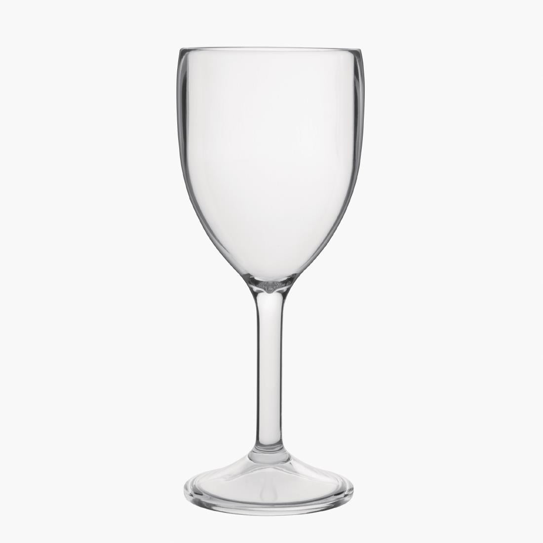 Olympia Kristallon Polycarbonate Wine Glasses 275ml (12 Pack)