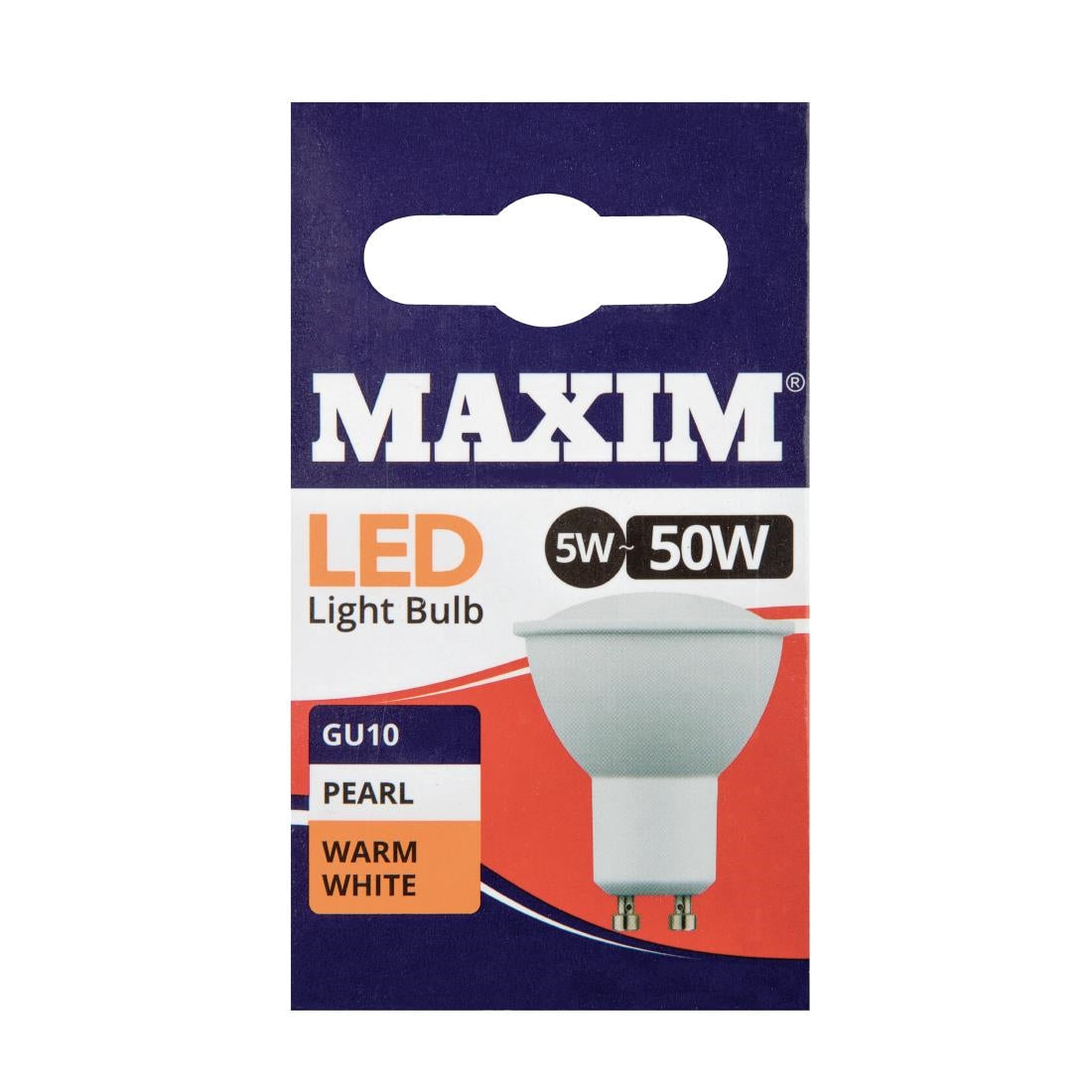 Status Maxim LED GU10 Pearl Warm White 5W (10 Pack)