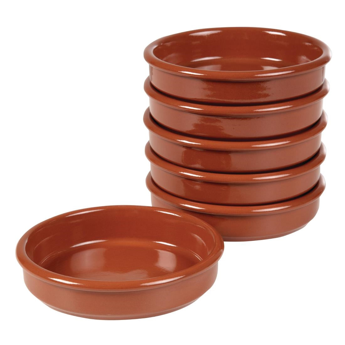 Terracotta Tapas Dishes 130mm (24 Pack)