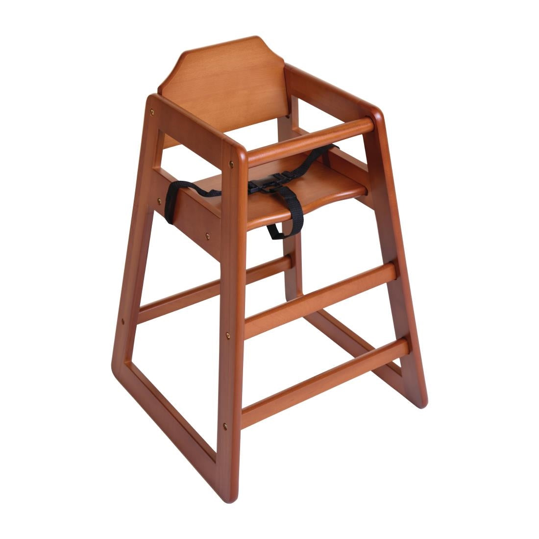 Wooden Highchair Dark Wood Finish