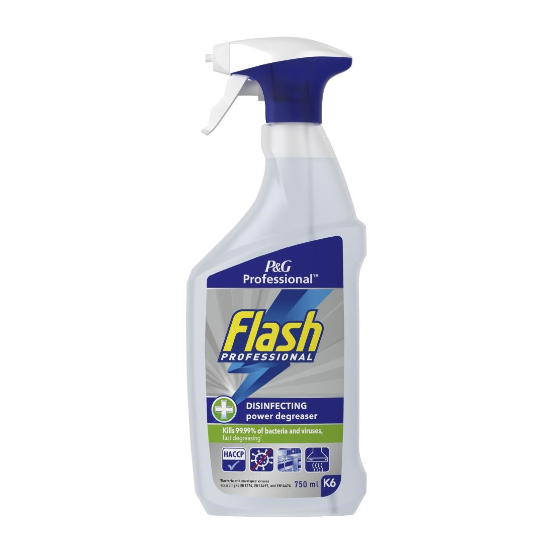 Flash Professional Disinfecting Power Degreaser Cleaning Spray 750ml (6 Pack)