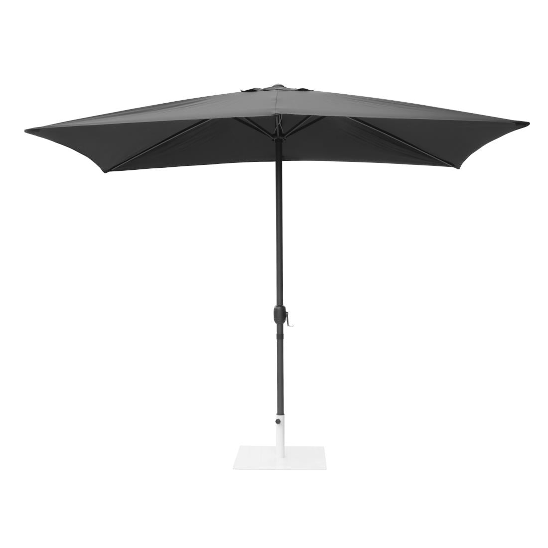 Bolero Seville Rectangular Parasol 2x3m Black
