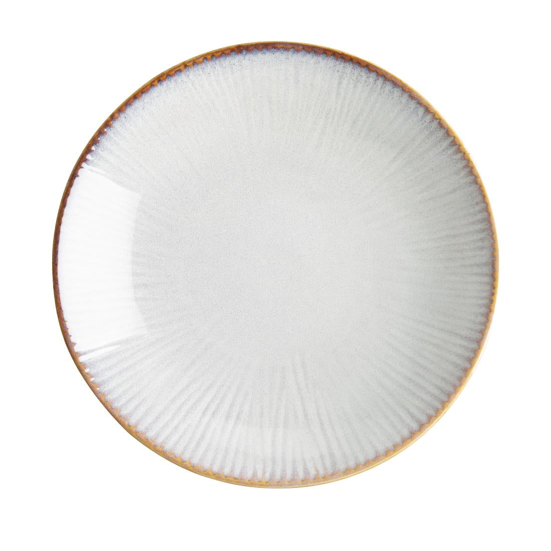 Olympia Drift Embossed Coupe Low Bowls 260mm (4 Pack)