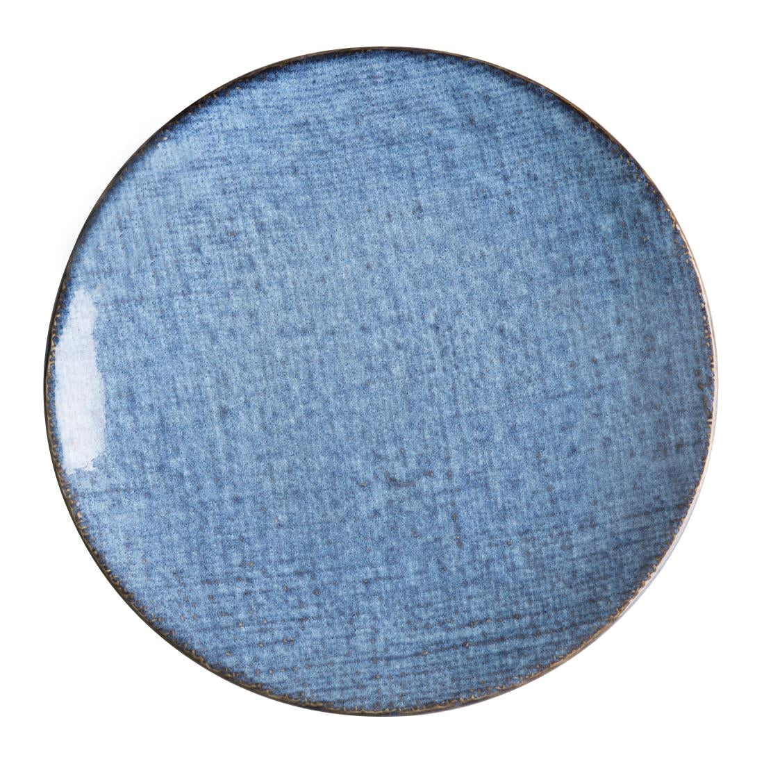 Olympia Denim Coupe Plates Blue 230mm (6 Pack)