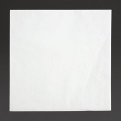 Fiesta Recyclable Cocktail Napkin White 24x24cm 2ply 1/4 Fold (4000 Pack)