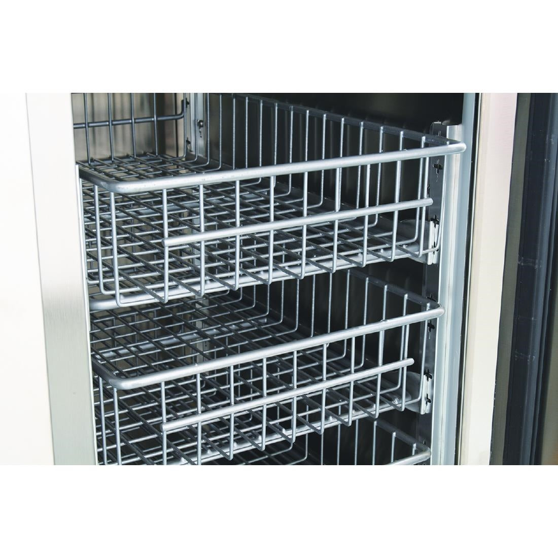 2 door counter fridge