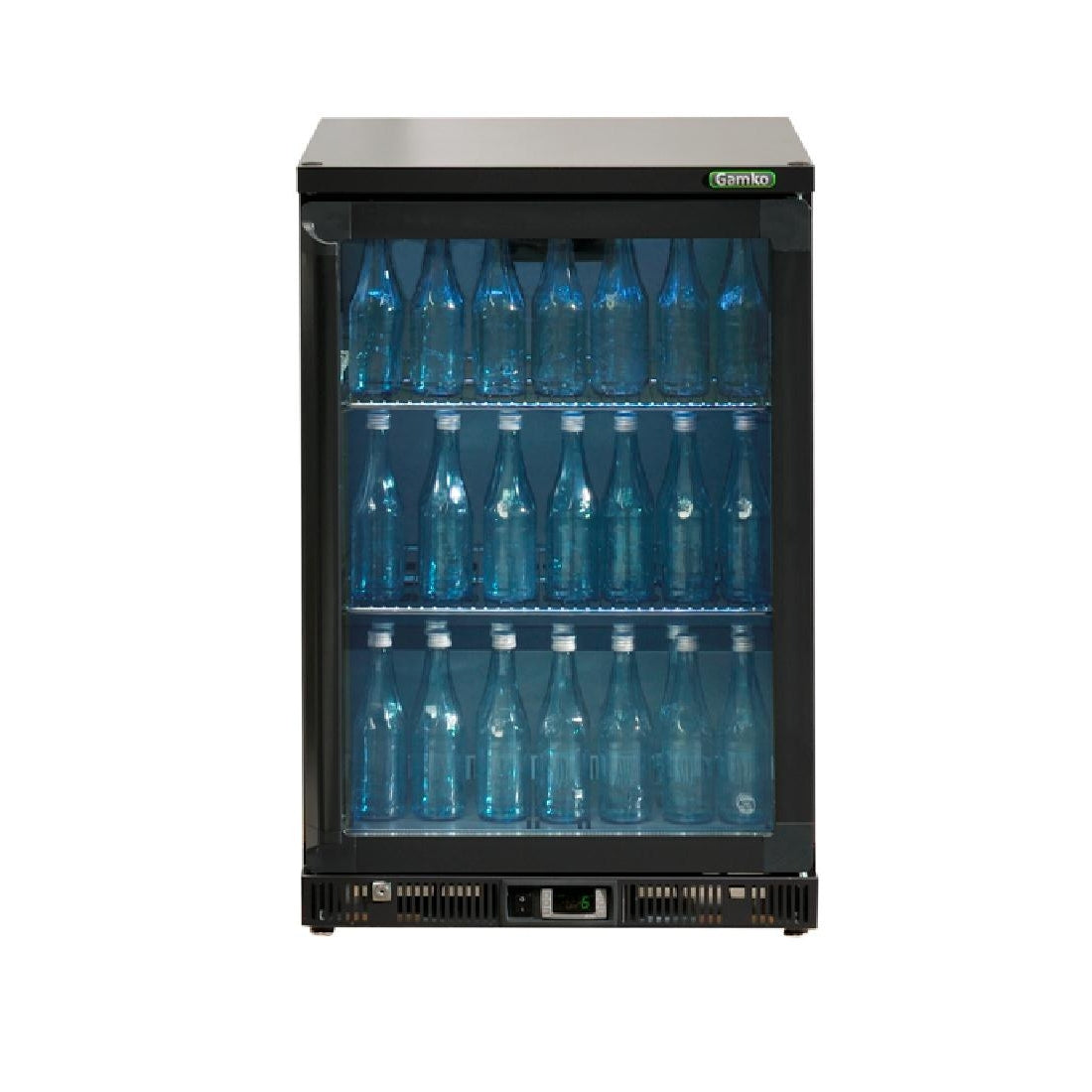 single door back bar cooler
