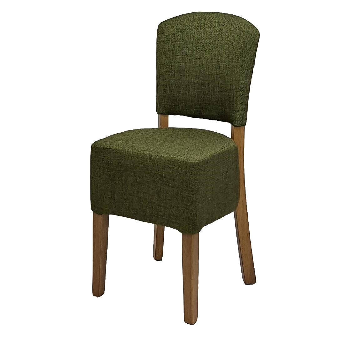 Hanoi Dining Chairs In Weathered Oak with Shetland Forest Seatpad (2 Pack)