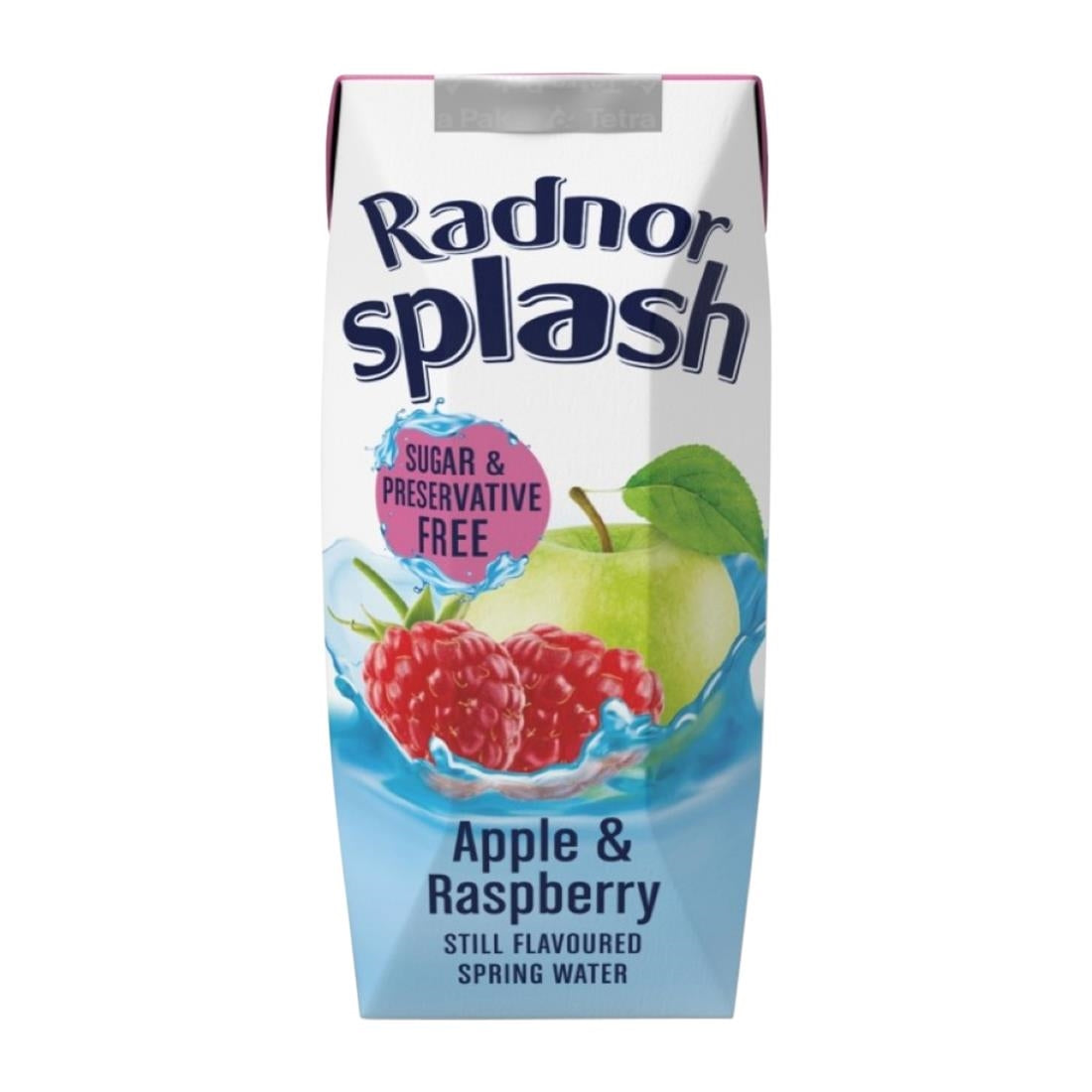 Radnor Splash Tetra Apple & Raspberry 250ml (24 Pack)