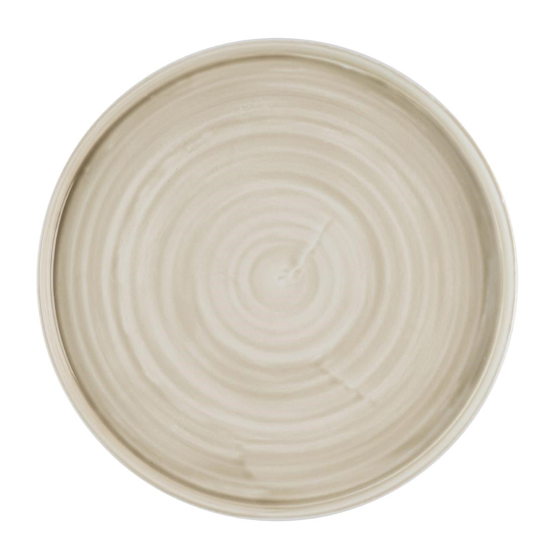 Churchill Stonecast Canvas Natural Walled Plates 280mm (6 Pack)