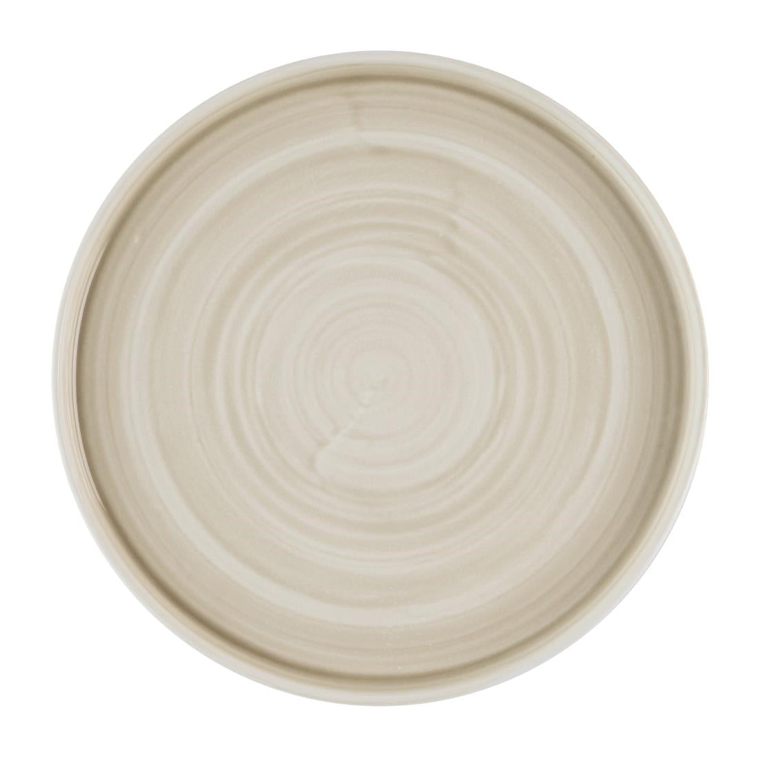 Churchill Stonecast Canvas Natural Walled Plates 260mm (6 Pack)